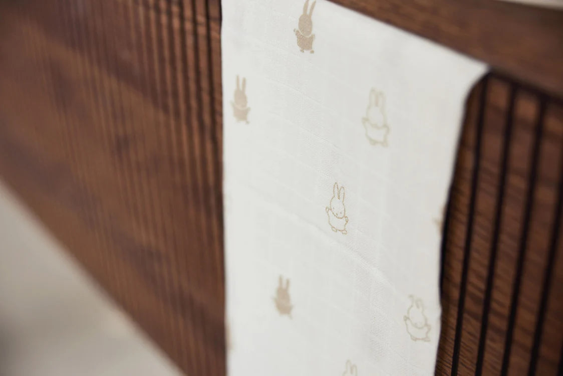 Musselin-Spucktuch 70x70 cm miffy-Design (3er Pack)