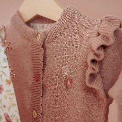 Newborn - Strickjacke rosa Größe 62