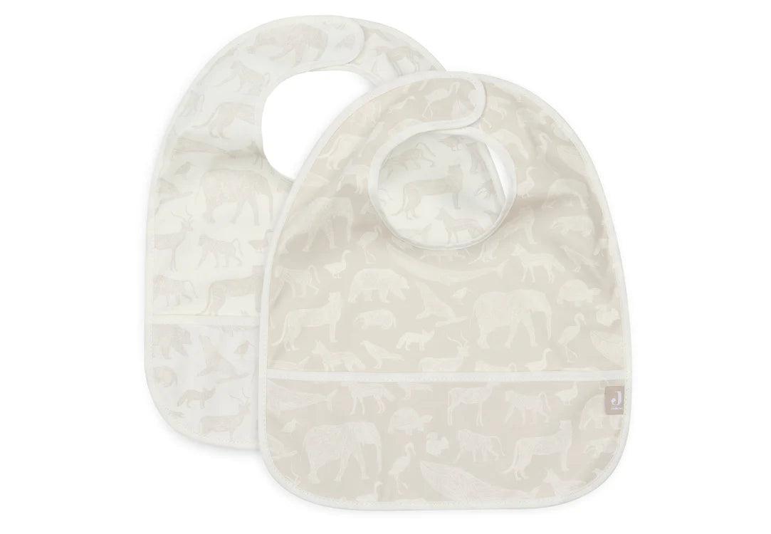 Wasserdichtes Lätzchen - Animal Print (2er-Set)