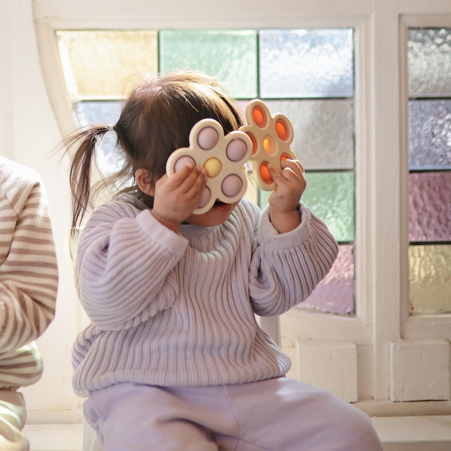Blumen Pop-It Motorikspielzeug für Babys - Sensorisches Spielzeug