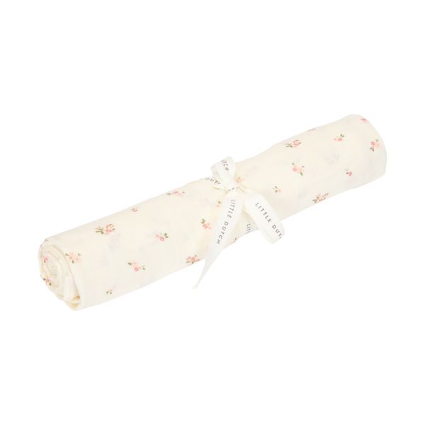 Swaddle aus hydrophiler Baumwolle - vielseitige Puckdecke fairy Blossom Muster