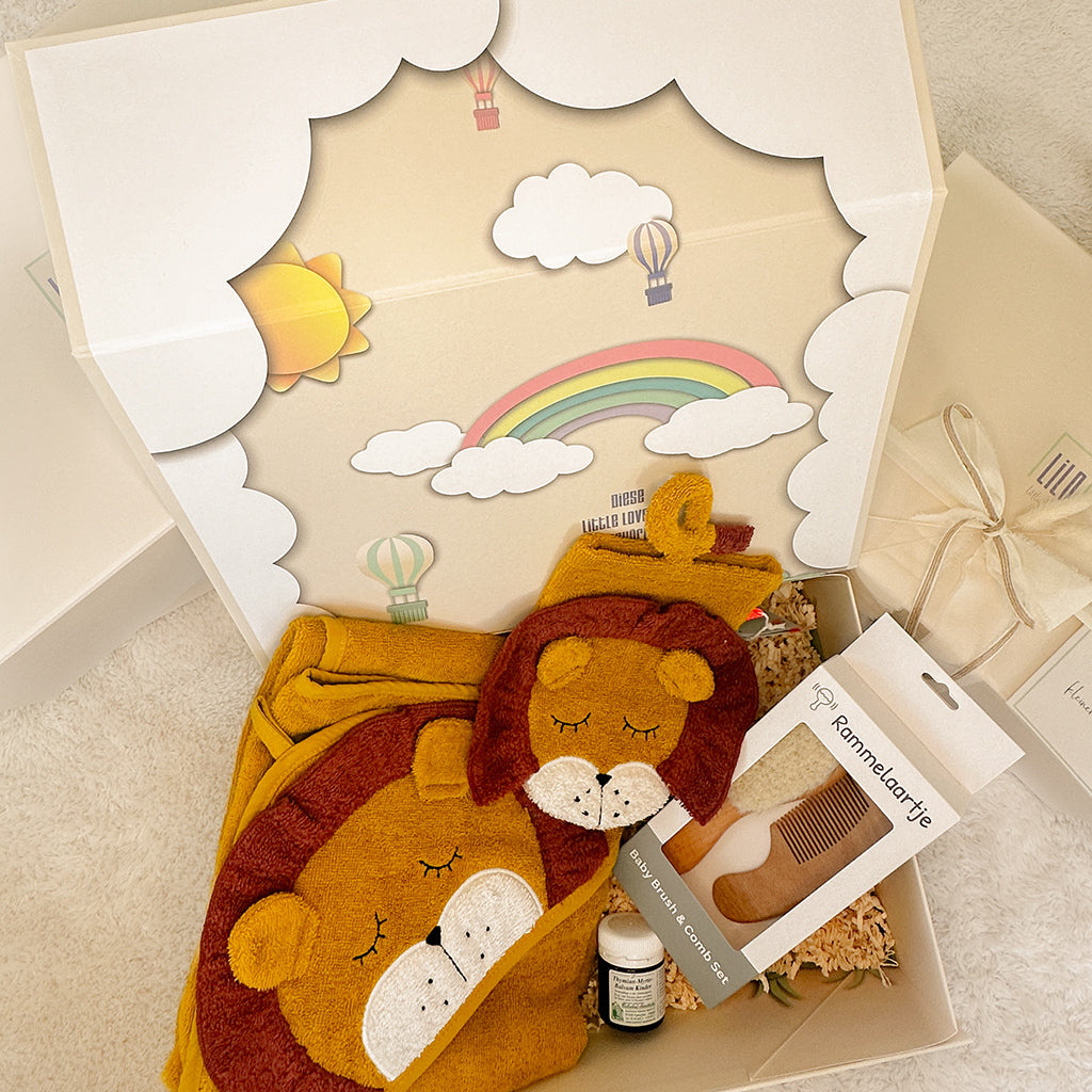 Babygeschenkboxen von 80 bis 100 €