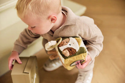 Aktivitätenwürfel Tiny Parks von Jollein - Entwicklungsspielzeug Baby