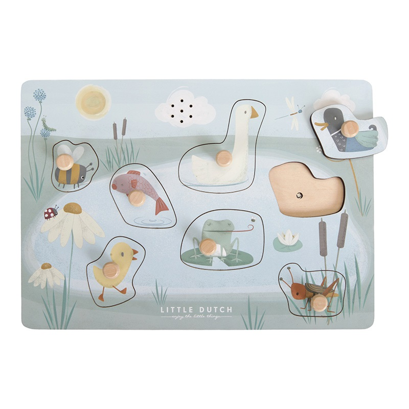 Greif-Puzzle mit Sound Little Goose