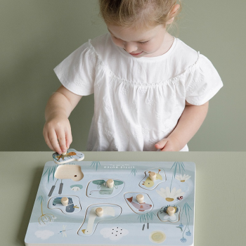 Greif-Puzzle mit Sound Little Goose