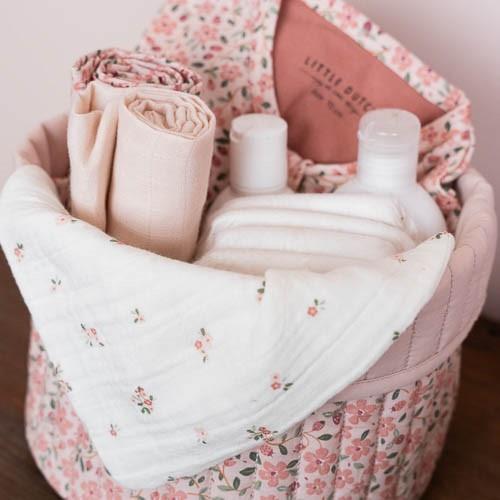 Swaddle aus hydrophiler Baumwolle - vielseitige Puckdecke fairy Blossom Muster