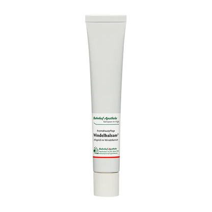Windelbalsam für Babys von der Bahnhof-Apotheke Kempten – naturreine Pflege im Tiegel, ideal bei wunder Babyhaut und Rötungen